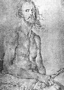 Albrecht Durer Self-Portrait as the Man of Sorrows oil